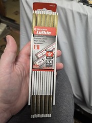 5/8 Inch x 6 ft. Lufkin Wooden Folding Engineer’s Scale Ruler 1066DLN NIPS