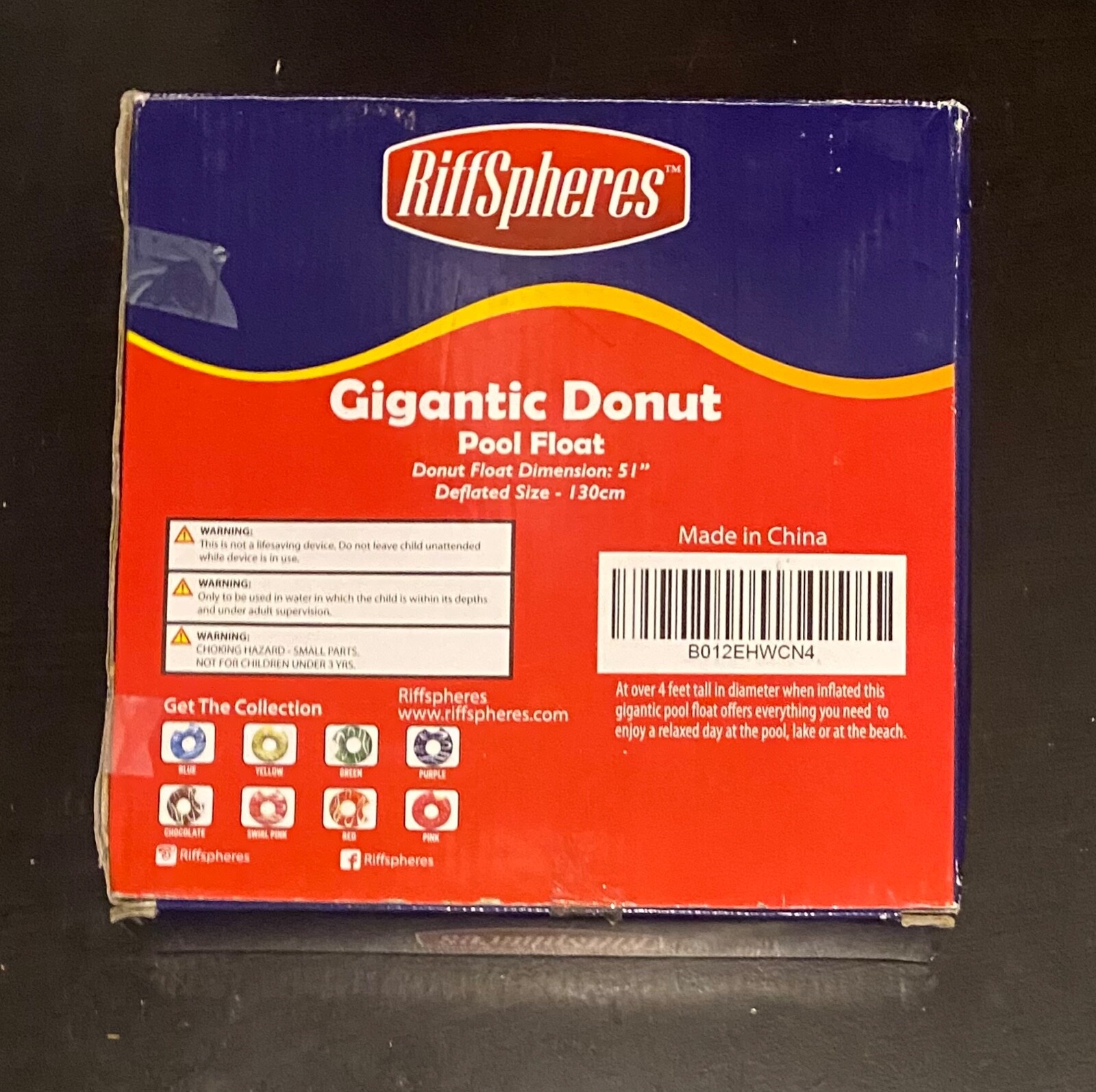 Gigantic Donut Pool Float Durable & Strong! Great for adults & kids. gallery