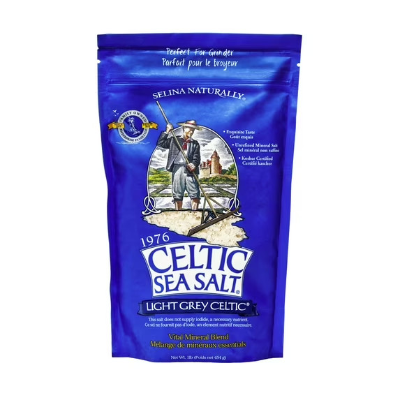 (6 pack) Celtic Sea Salt Light Grey Sea Salt Resealable Bag Kosher Certified 16 gallery