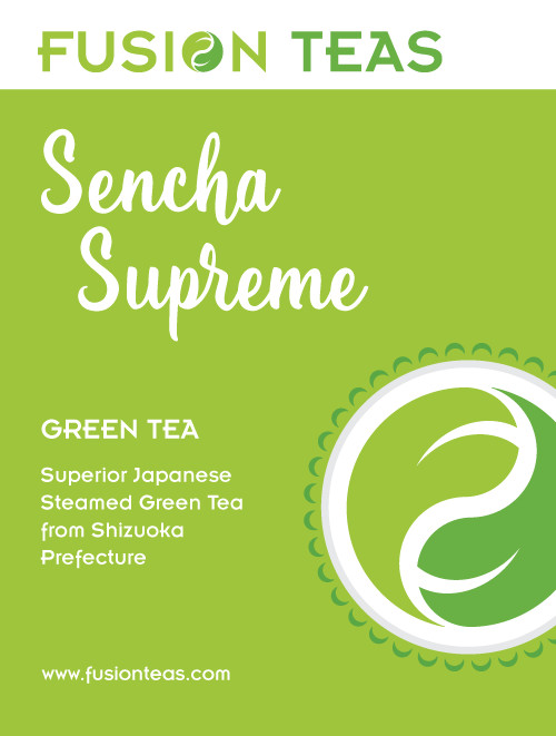 Sencha Supreme Japanese Green Tea - High Quality Loose Leaf - Fusion Teas gallery