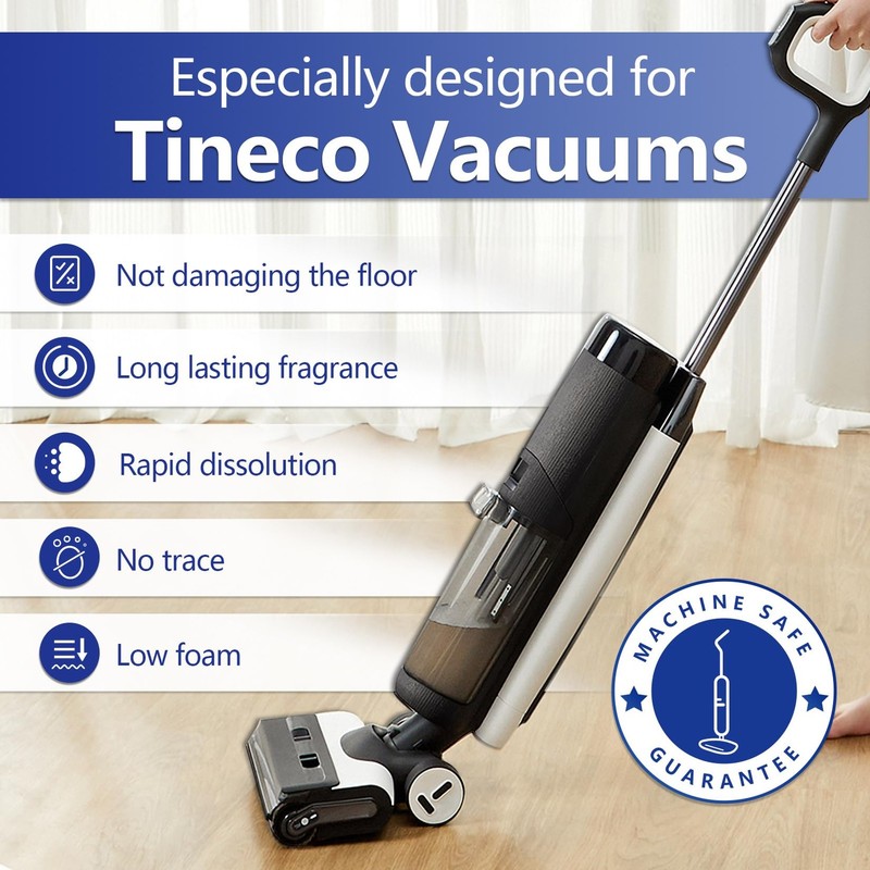 Floor Cleaning Solution, 50PCS Pet-Safe Formula Cleaner with Tineco Vacuum Mo... gallery