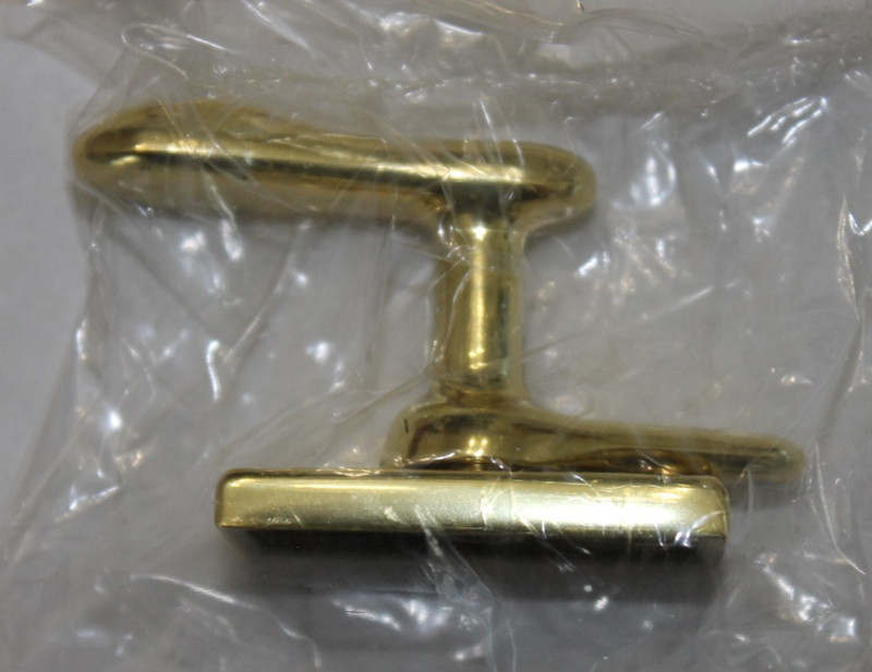 Baldwin Estate 0493-030 Solid Brass Casement Fastener in Polished Brass NEW gallery