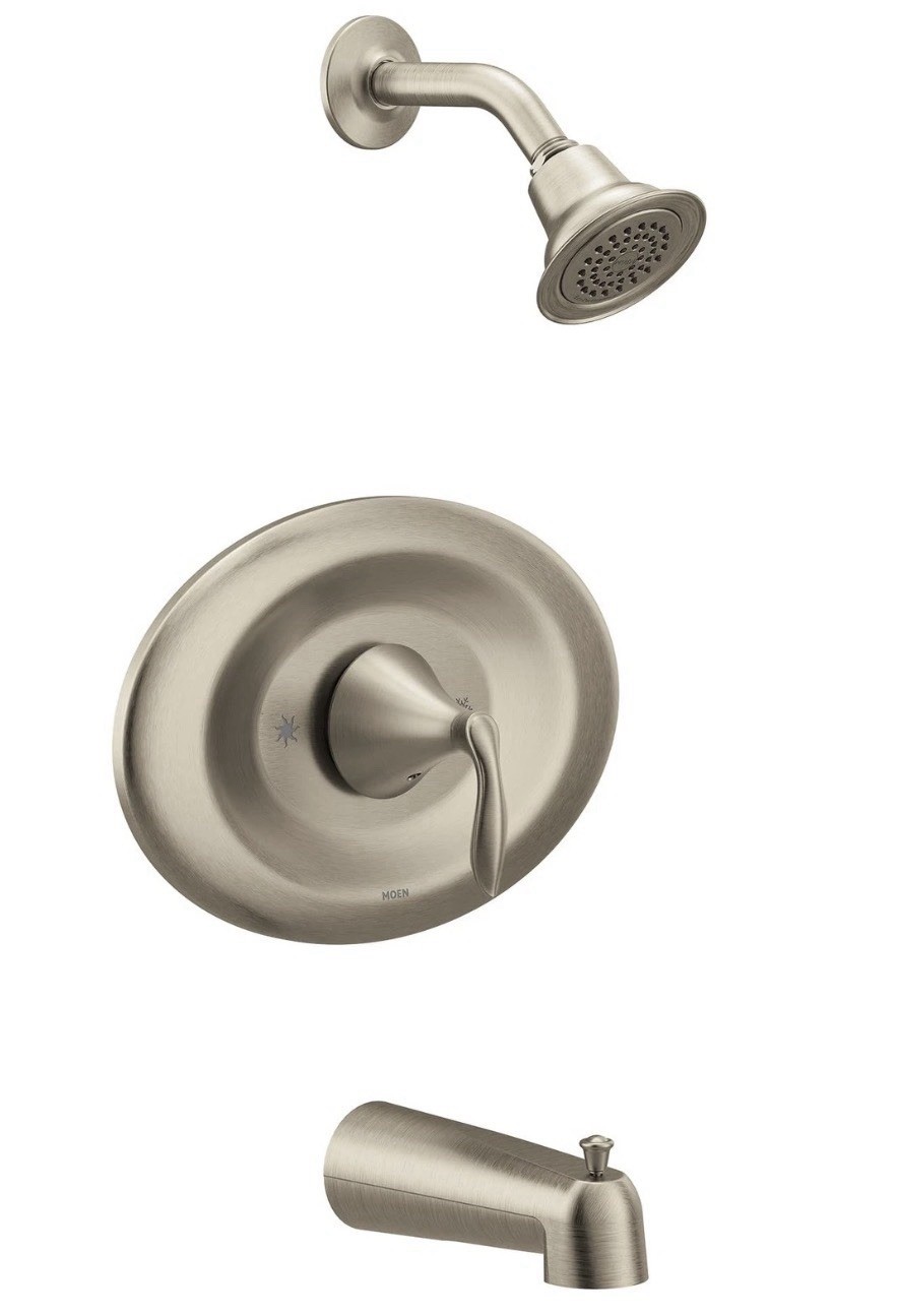 Moen T2137EPBN Eva Posi-Temp Eco-Performance Tub/Shower Trim Kit -Brushed Nickel gallery