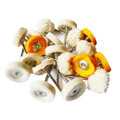 78 Pcs Polishing Buffing Wheel Set for Dremel Polishing Kit Felt Wool Cotton 1/8