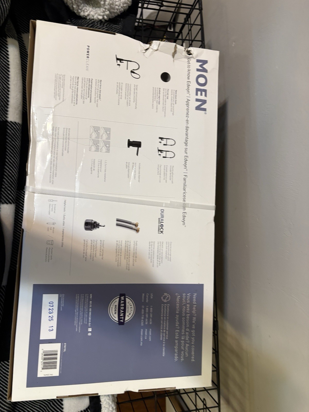 Moen Edwyn 87807BL Matte Black Kitchen Faucet PowerClean Duralock Deck Mount gallery