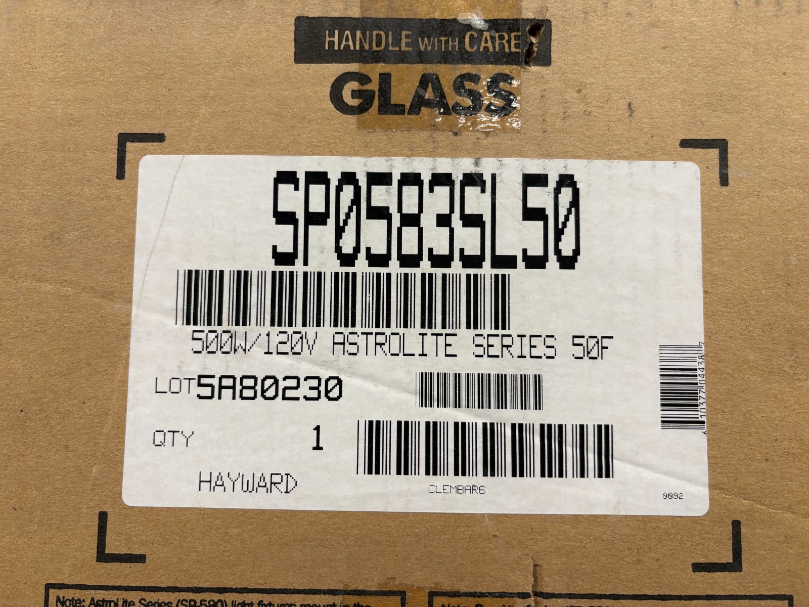 Hayward AstroLite SP0583SL50 Pool Light 500W 120V 50ft Cord gallery