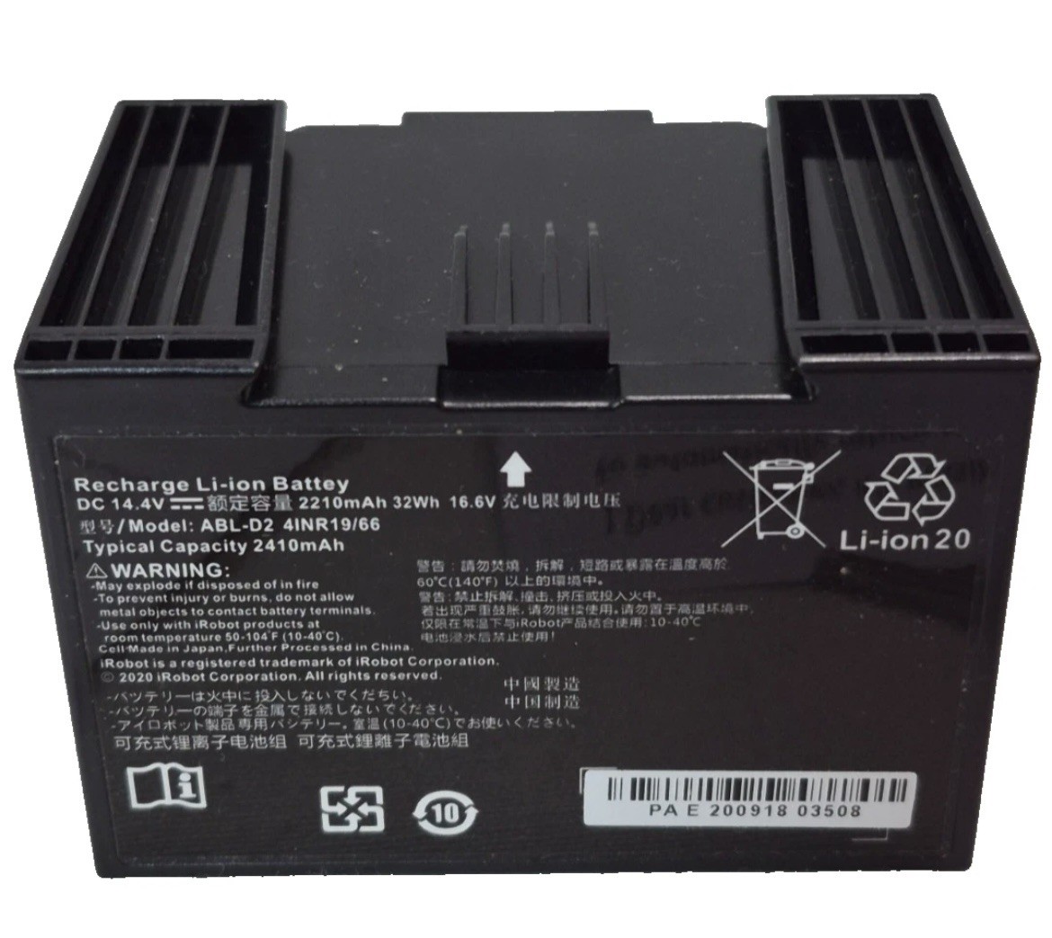 14.4V 22.2AH LI-ION BATTERY FOR ROOMBA ABL-D2 I7 I7+ I8 4INR19/66 VACUUM NEW gallery