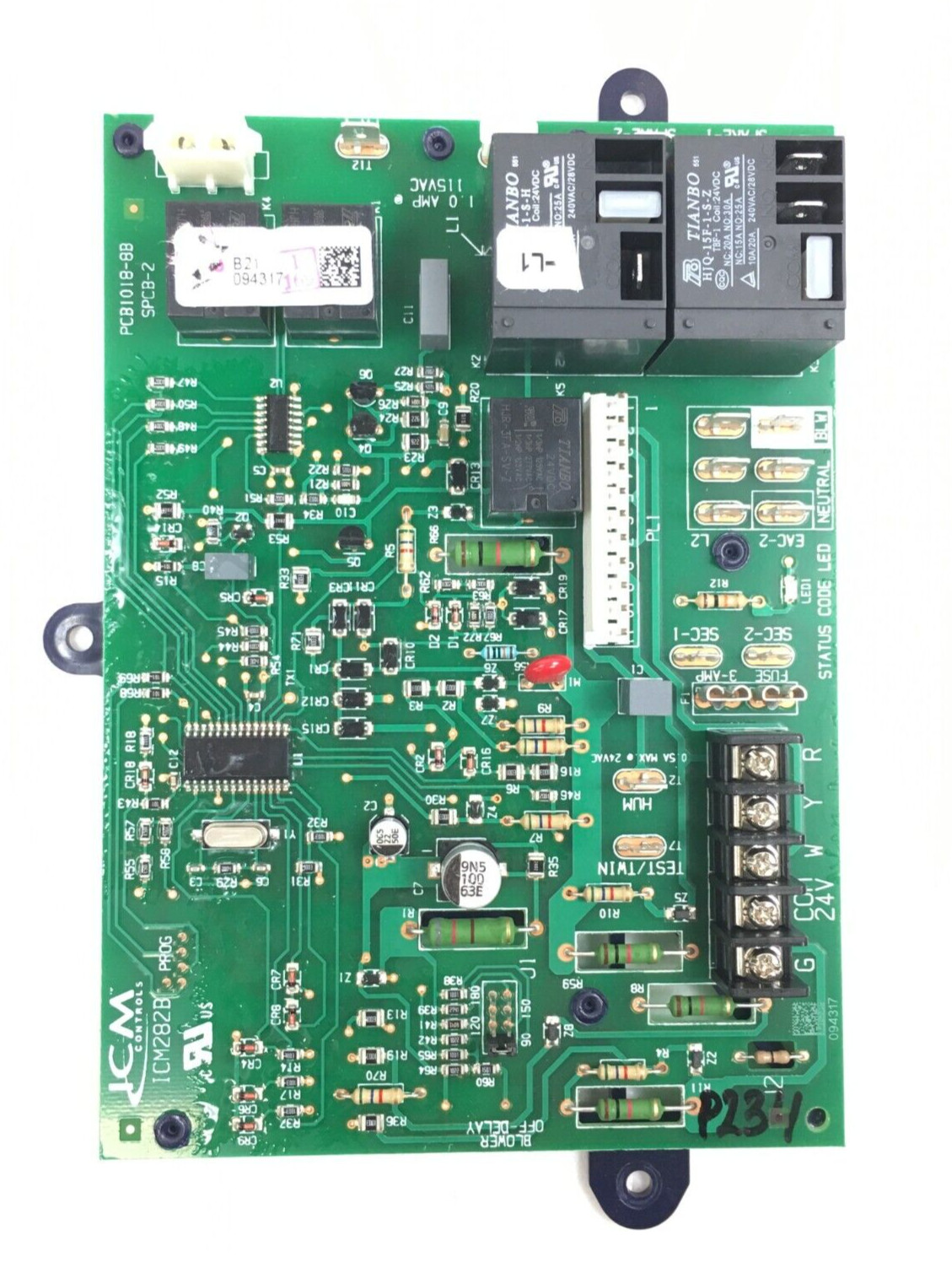 ICM Carrier ICM282B Furnace Control Circuit Board PCB1018-8B used #P234 gallery