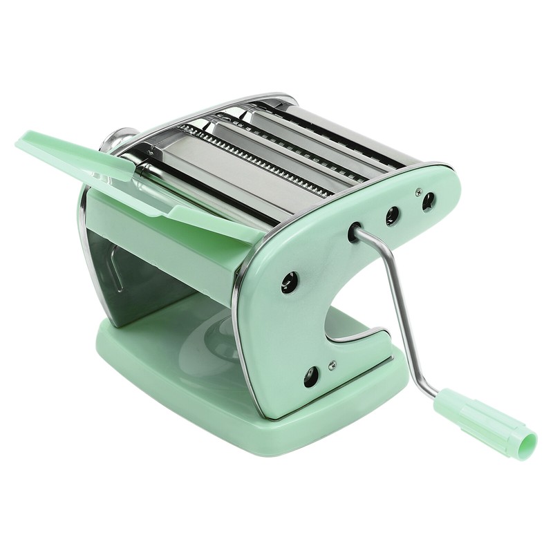 Manual Pasta Maker Machine with Adjustable Thickness Noodle Roller and Cutter gallery