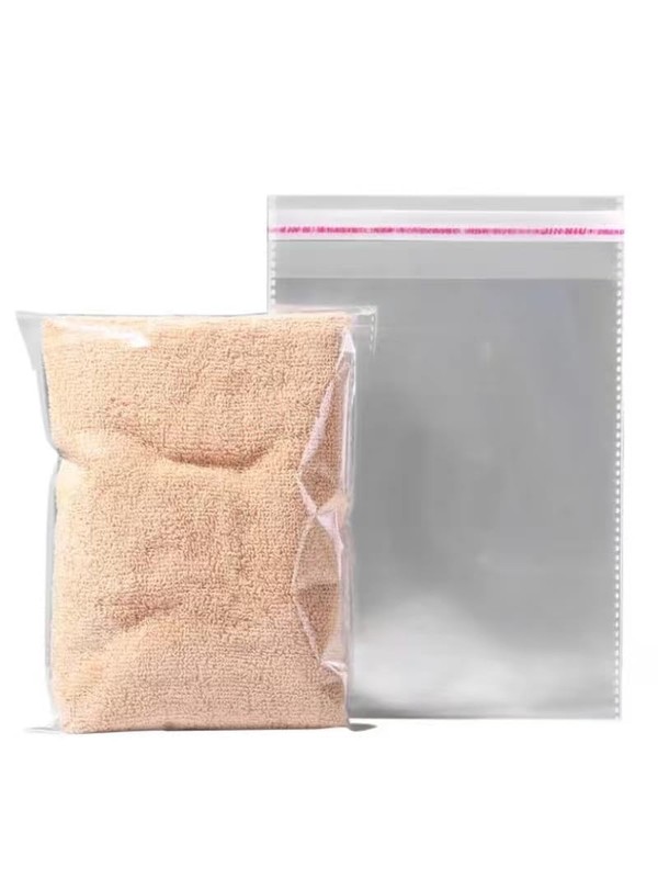 100 Pieces (9x12 Inch) Clear Plastic Bags for Packaging, 9" X 12", clear gallery
