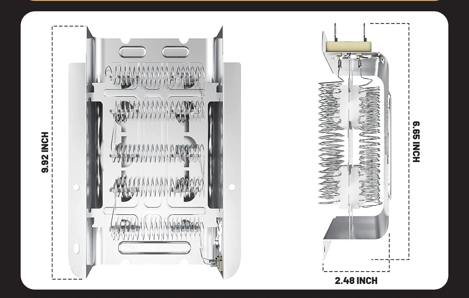 Dryer Heating Element For Estate TEDS780JQ0 EED4300VQ0 TEDS740PQ0 gallery