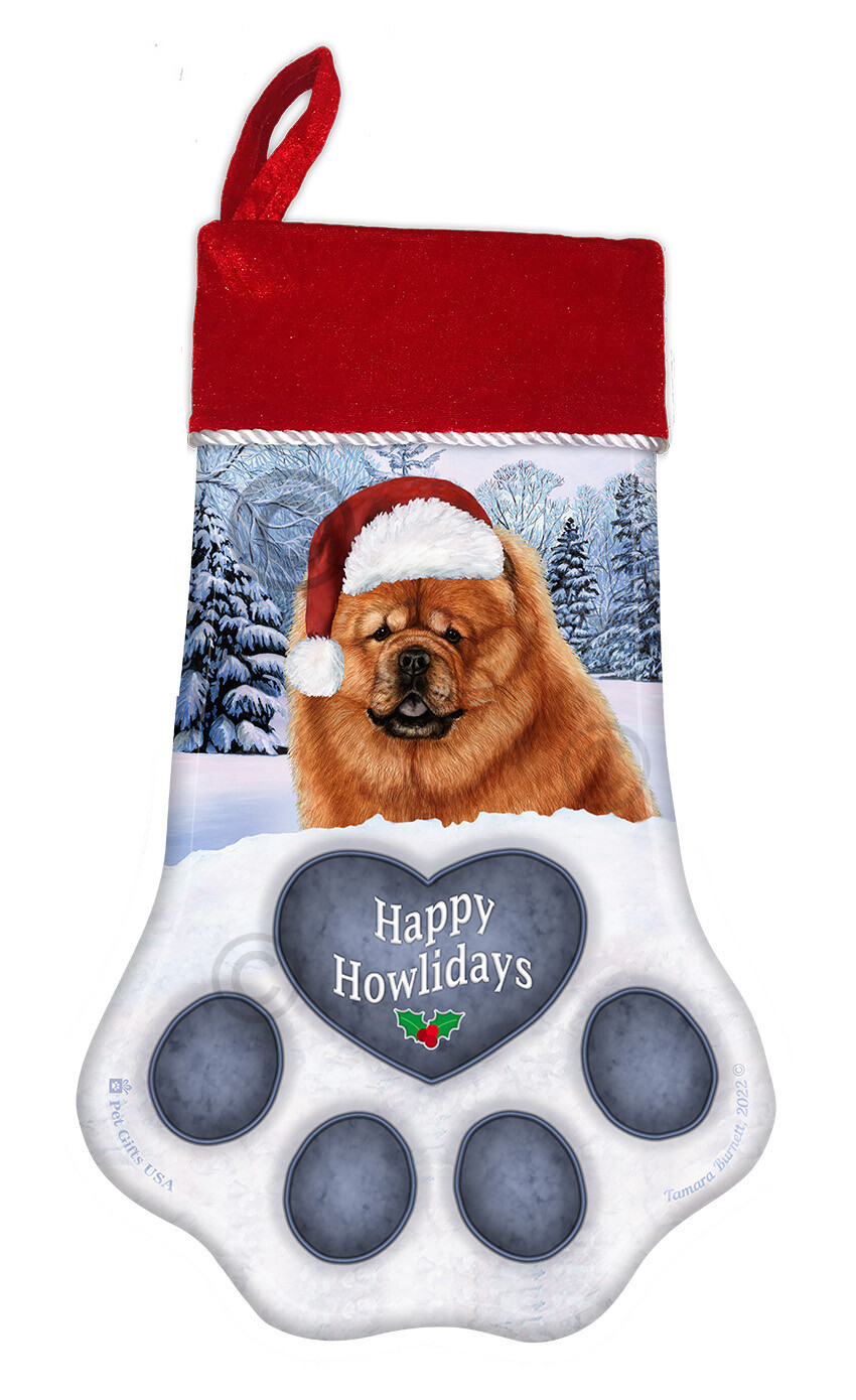 Chow Chow Holiday Christmas Stocking gallery