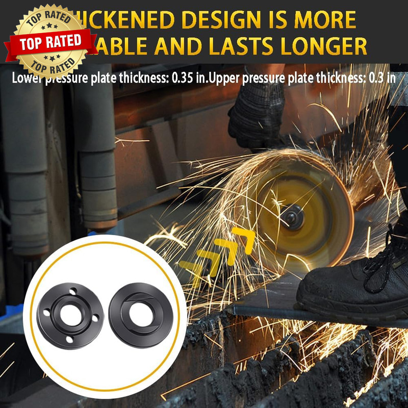 7PCS Angle Grinder Nut Angle Grinder Flange Wrench Premium Flange Metal Lock Nut gallery