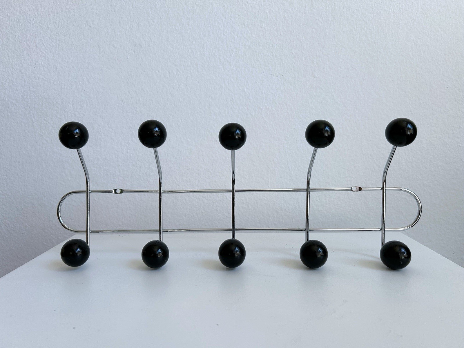Mid Century Modern Metal Coat Rack Wall Hooks Entryway Organizer Minimalist gallery