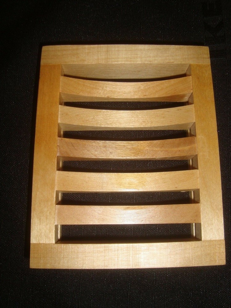 IKEA Soap Holder Wood Soap Dish Solid Birch Molger Bath Bathroom Kitchen - NEW