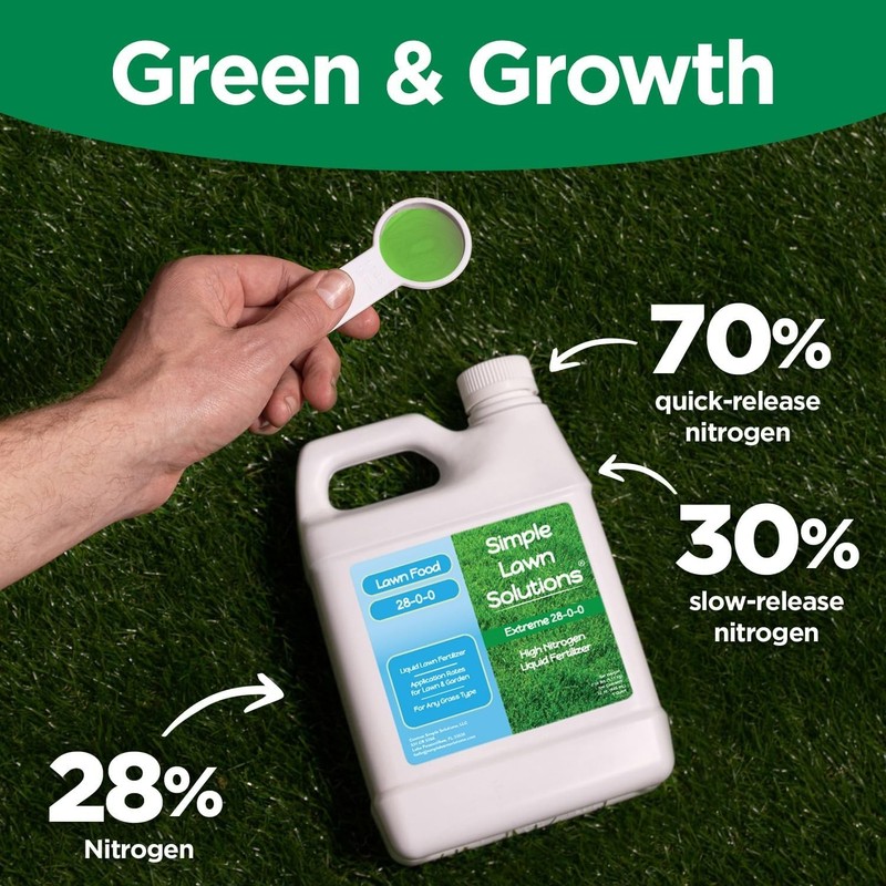 Maximum Green & Growth- High Nitrogen 28-0-0 NPK- Lawn Food Quality Liquid Fe... gallery