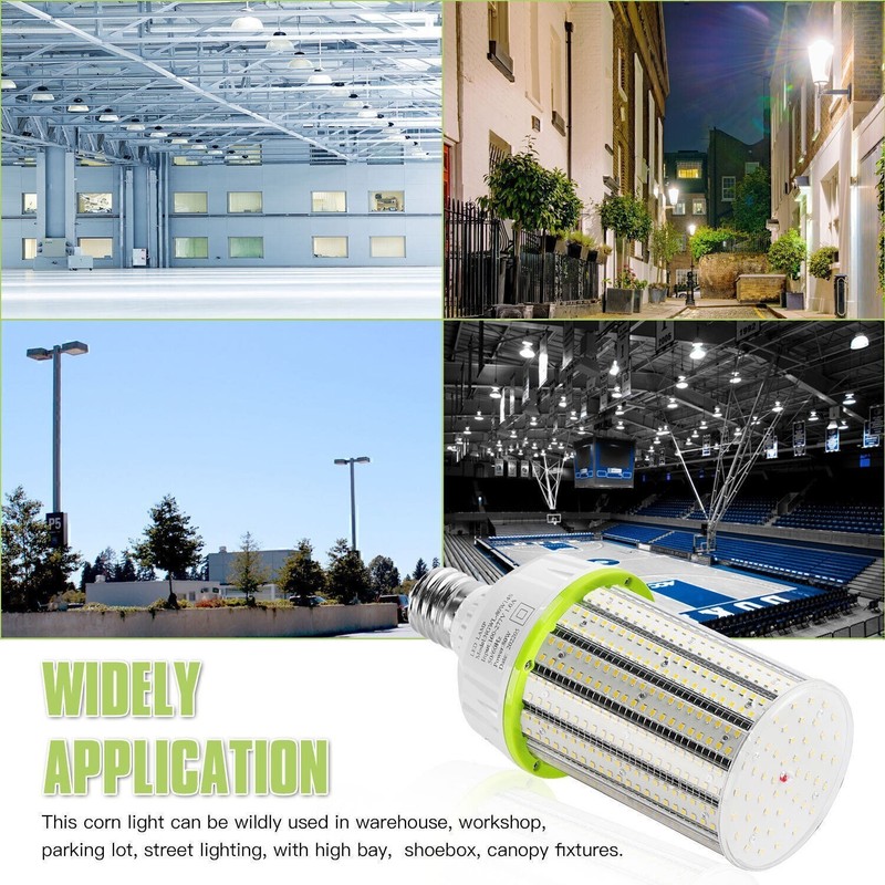 80W LED Corn COB Light Bulb With E39 Mogul Base Parking Lot Street High Bay Lamp gallery