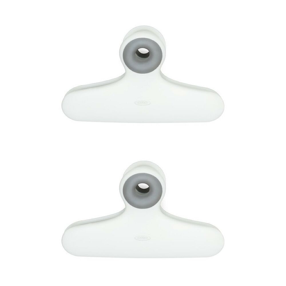 OXO Good Grips Bag/Chip Clips (Extra-wide) - 2 Pack, White gallery