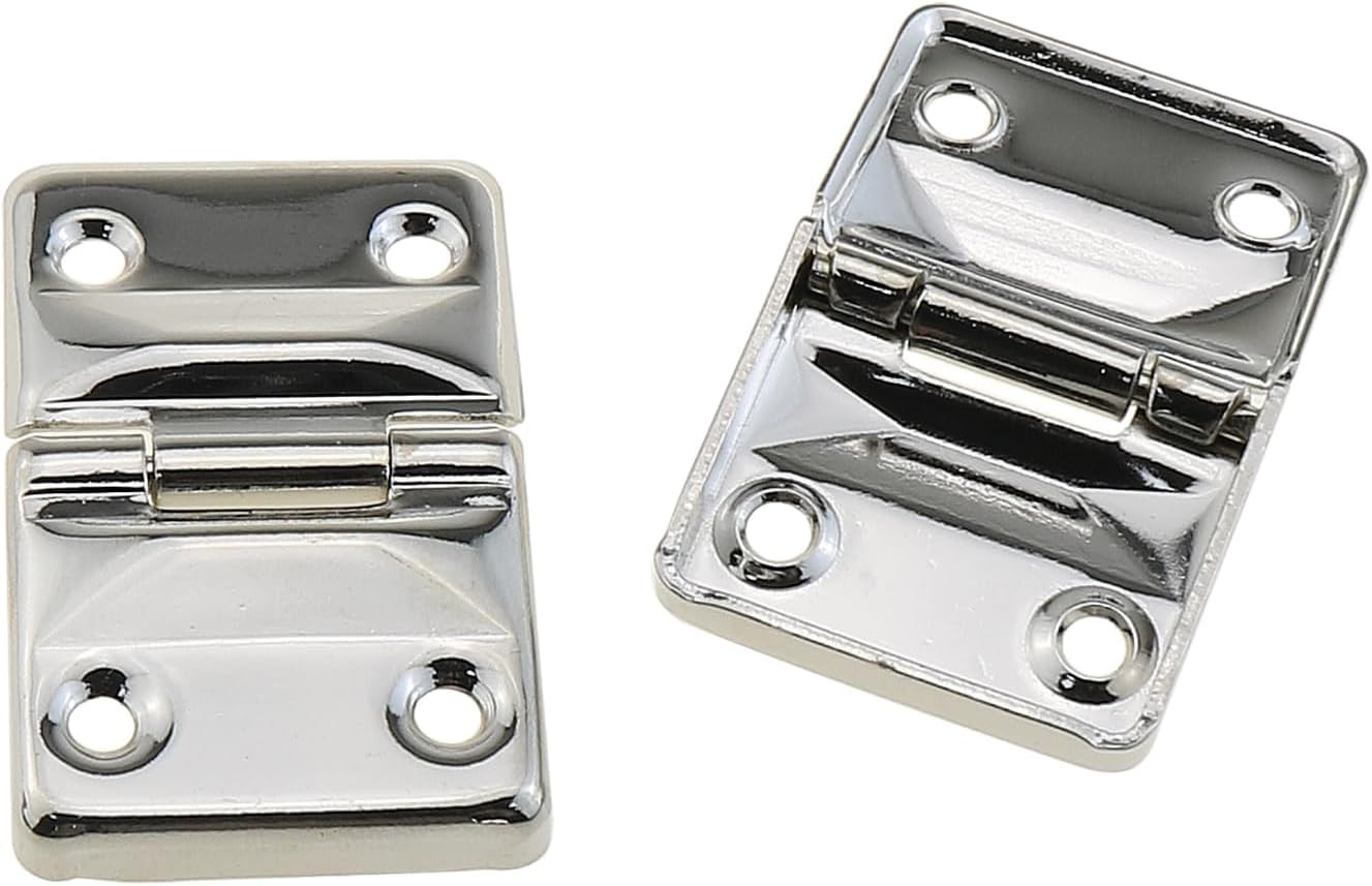 2PCS 44X27X5Mm Silver Toolbox Suitcase Metal Hinges Butt Hinge for Mounting Draw gallery