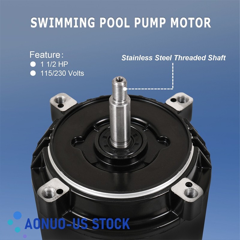 UST1152 Pool Pump Replacement Century Motor 1.5 HP 115/230V For Hayward gallery