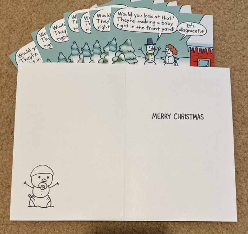 2 Boxes=32 Hallmark Shoebox Christmas Cards Happy Holiday Adult Humor Funny gallery