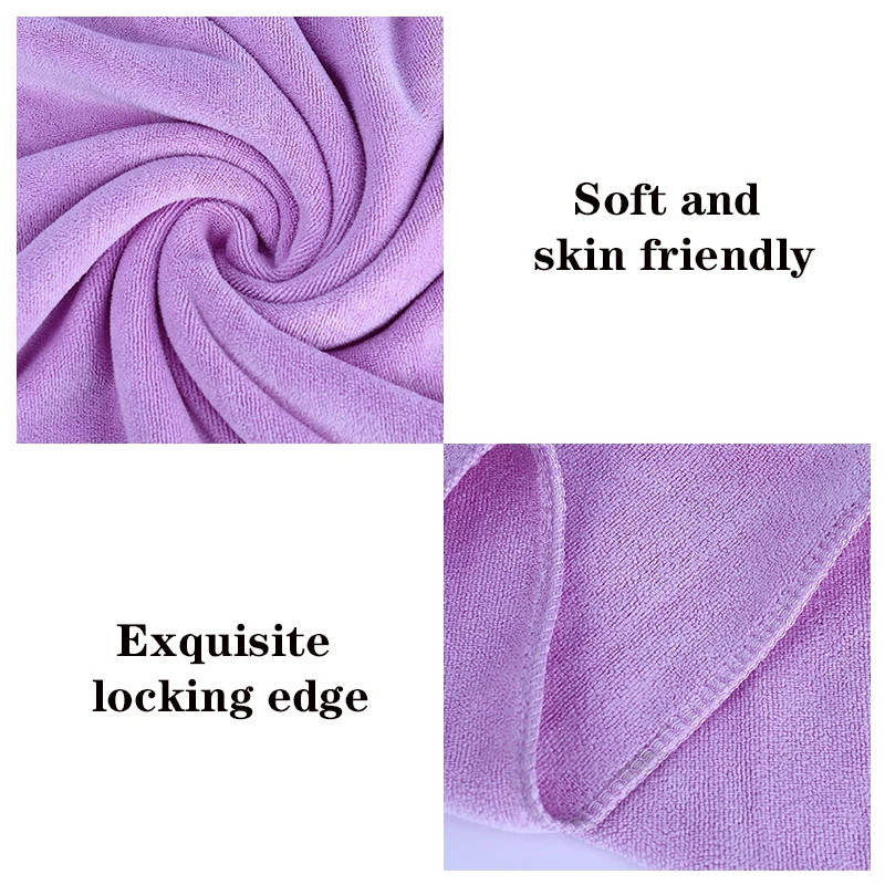 100/120/150/180x200cm Extra Large Microfiber Bath Towel - Absorbent Bathing Use gallery