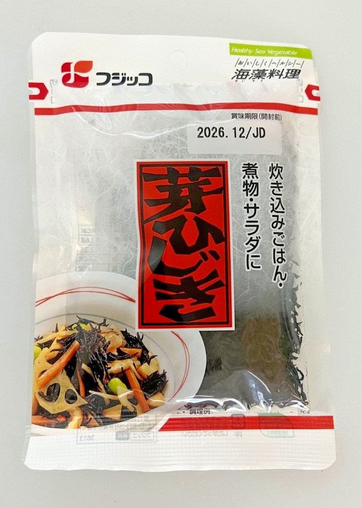 FUJICCO　フジッコ 芽ひじき Me-Hijiki Dried Seaweed 0.7oz (20grams) x 1 bag