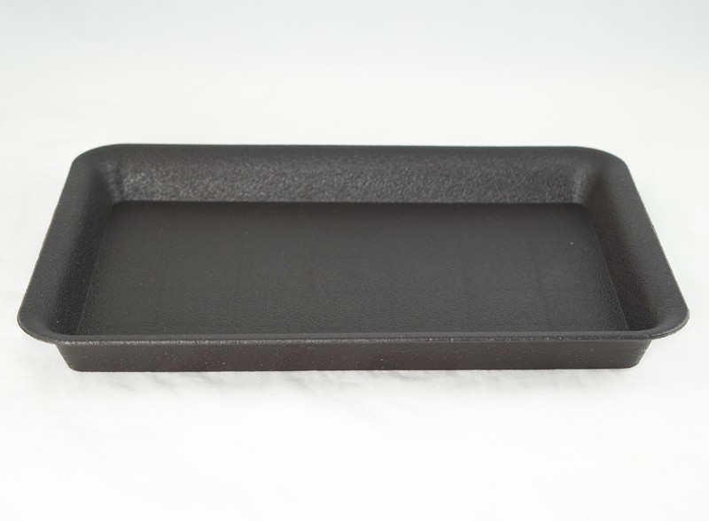 Rectangular Plastic Bonsai Training Pot + Tray Set 10"x 7.5"x 3" - Dark Brown gallery