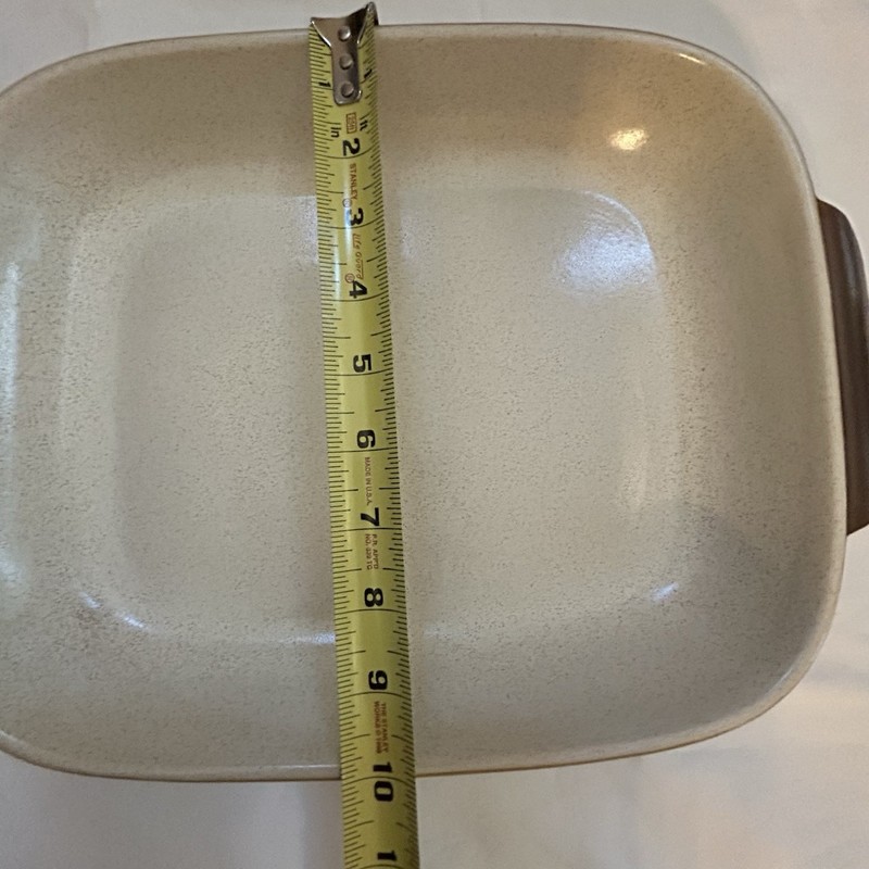Vintage Denby Russet 14"x10" Rectangular Baker England Stoneware Oven Dish gallery