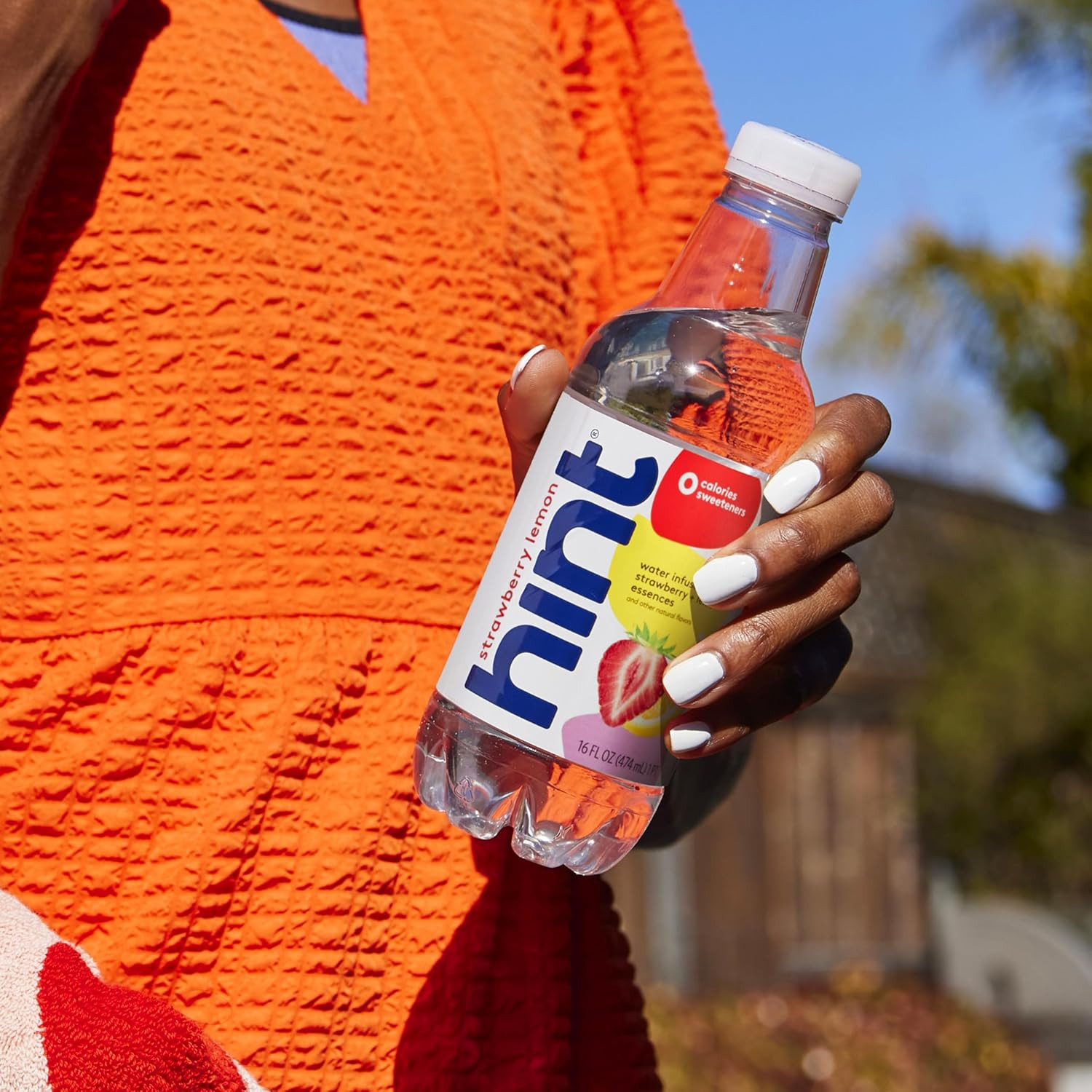 Hint Fruit-Infused Bottled Water, Strawberry Lemon 16 Fl Oz gallery