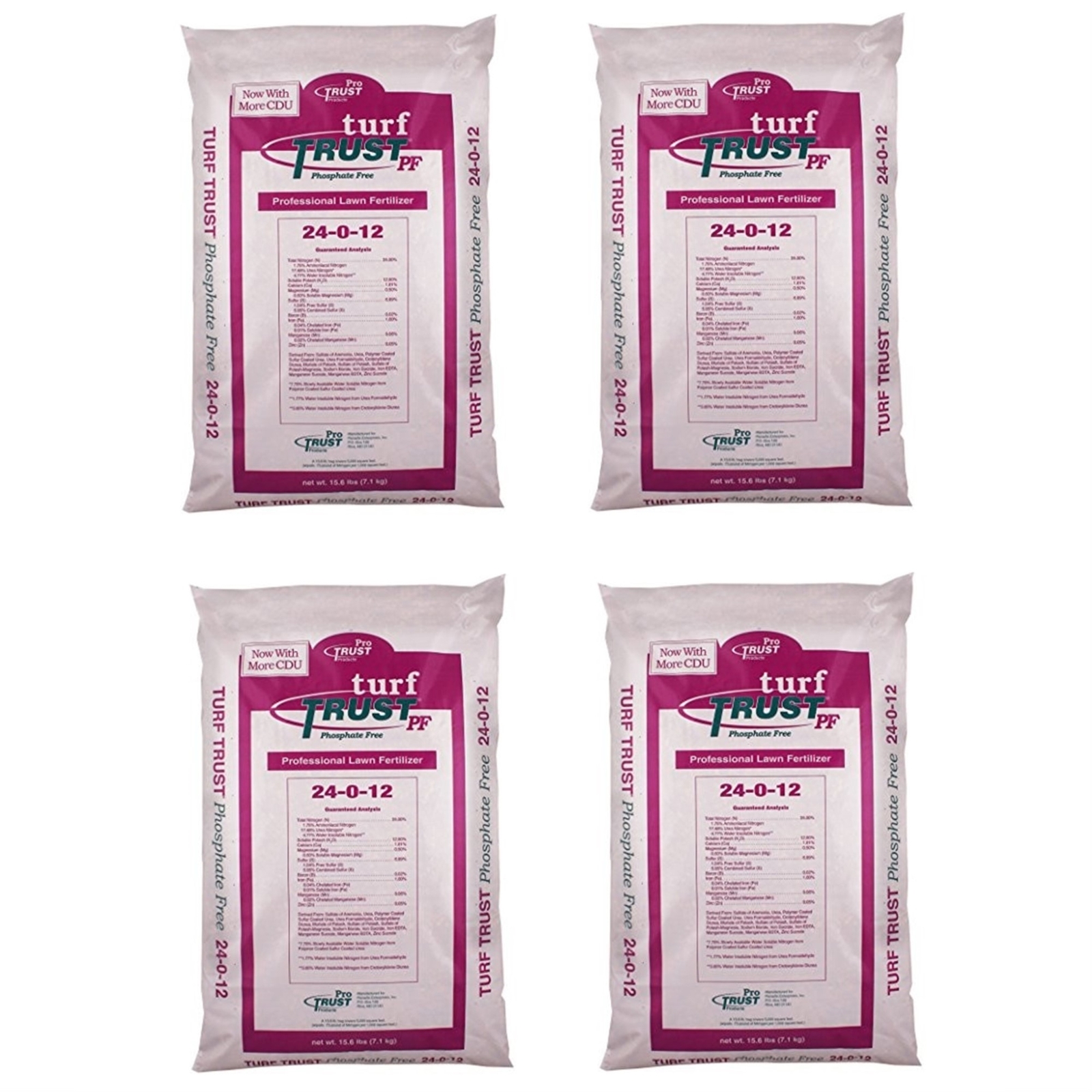 Turf Trust 5M Lawn Maintenance Fertilizer 24-0-12 (Pack of 4) gallery