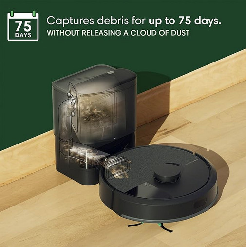 iRobot - Roomba 105 Combo Vacuum & Mop + AutoEmpty Dock - LiDAR gallery