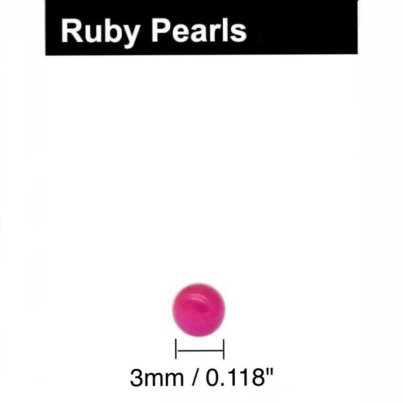 Genuine Ruby Gemstone 3mm Round Pearl Peak Accessory gallery