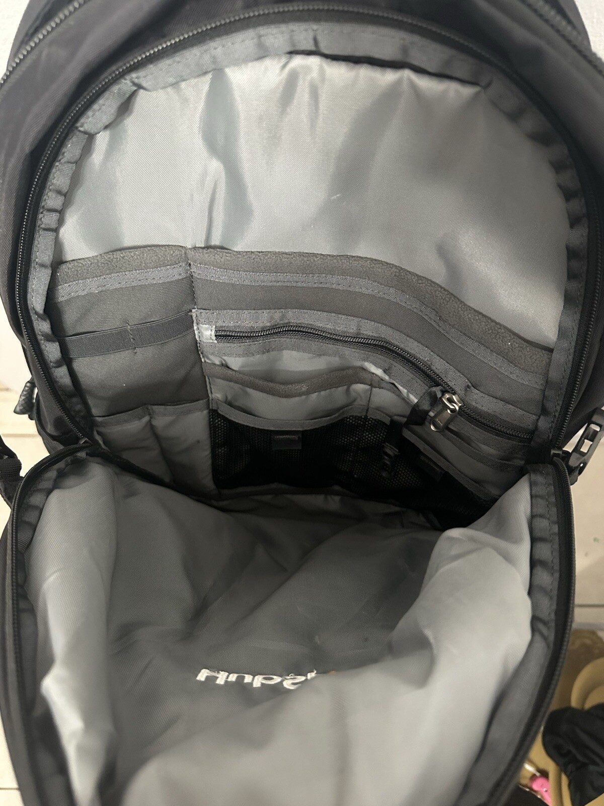The North Face Generator Backpack Daypack Laptop Black Embroidered 2