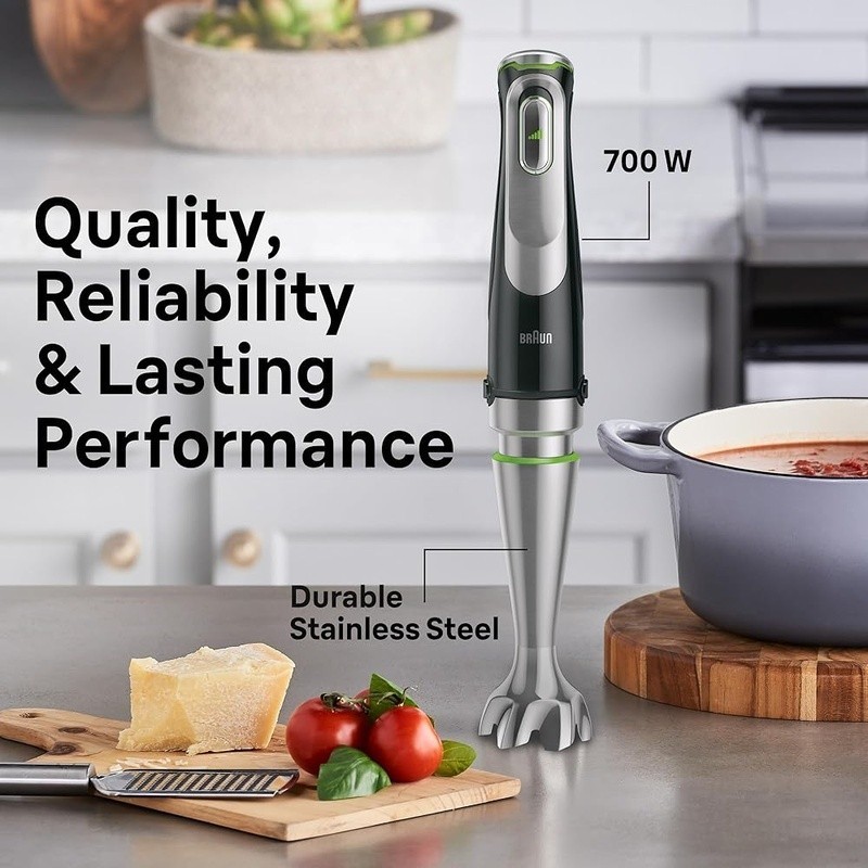 Active PowerDrive Immersion Blender 700W Speed Control Pulse Ergonomic Design US gallery