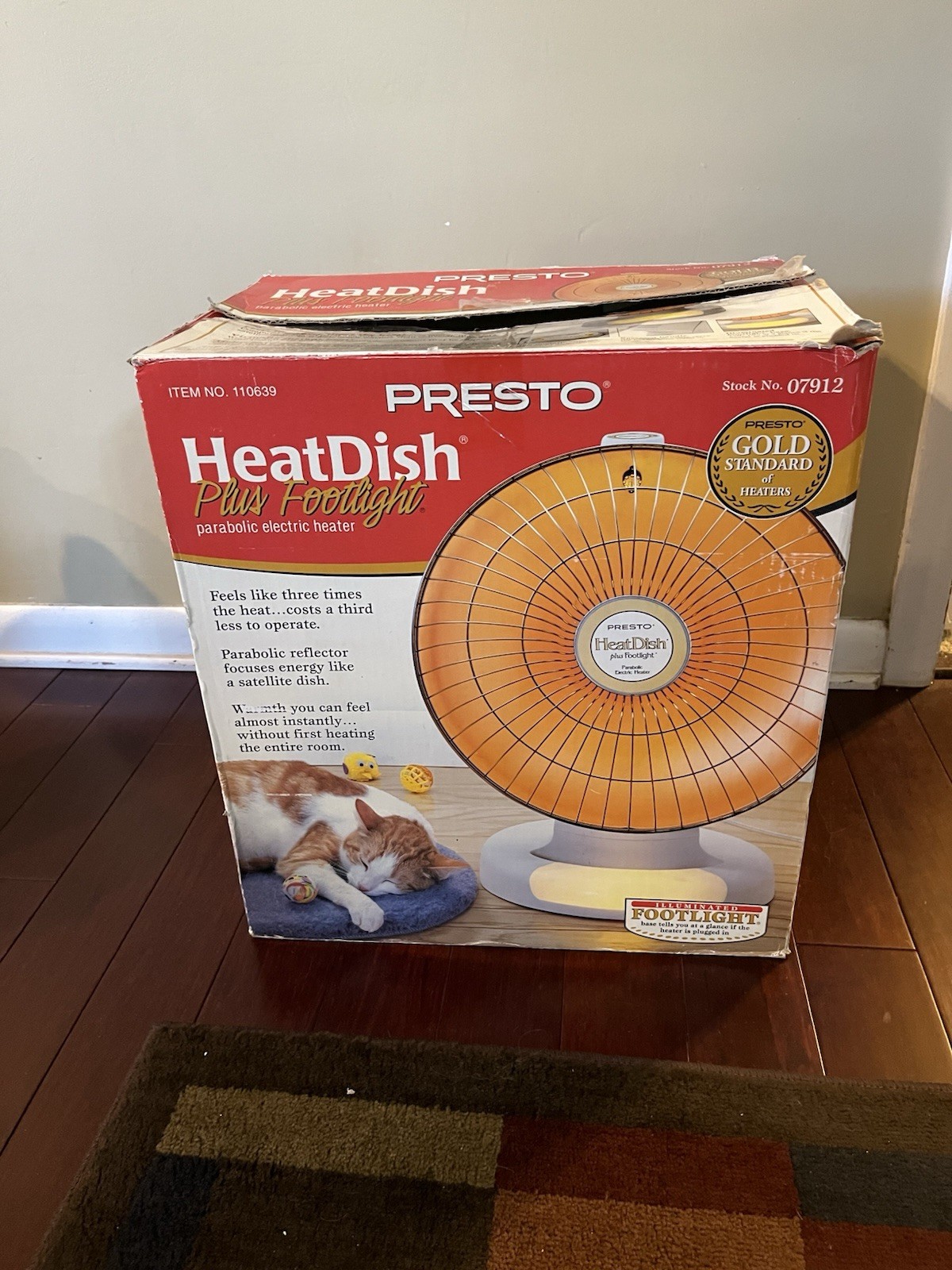 🔥 Presto Heat Dish Parabolic Electric Heater 1000W- See Details gallery