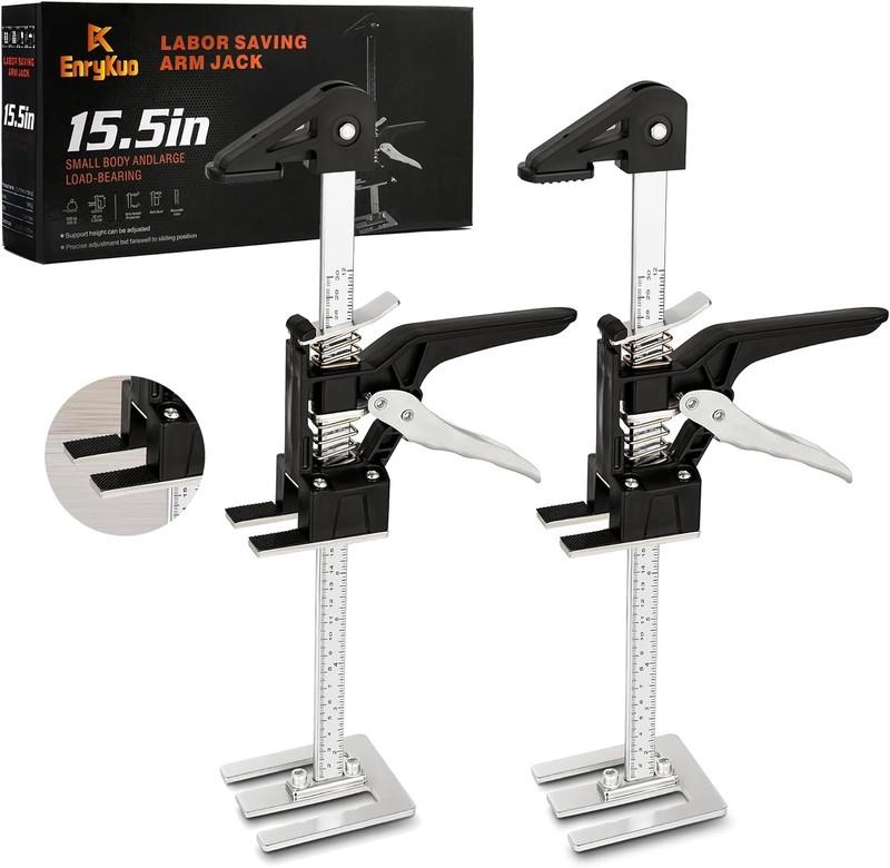 Labor Saving Arm Jack 2 Pack,15.5 Inch Multifunctional Furniture Lifter Jacks... gallery