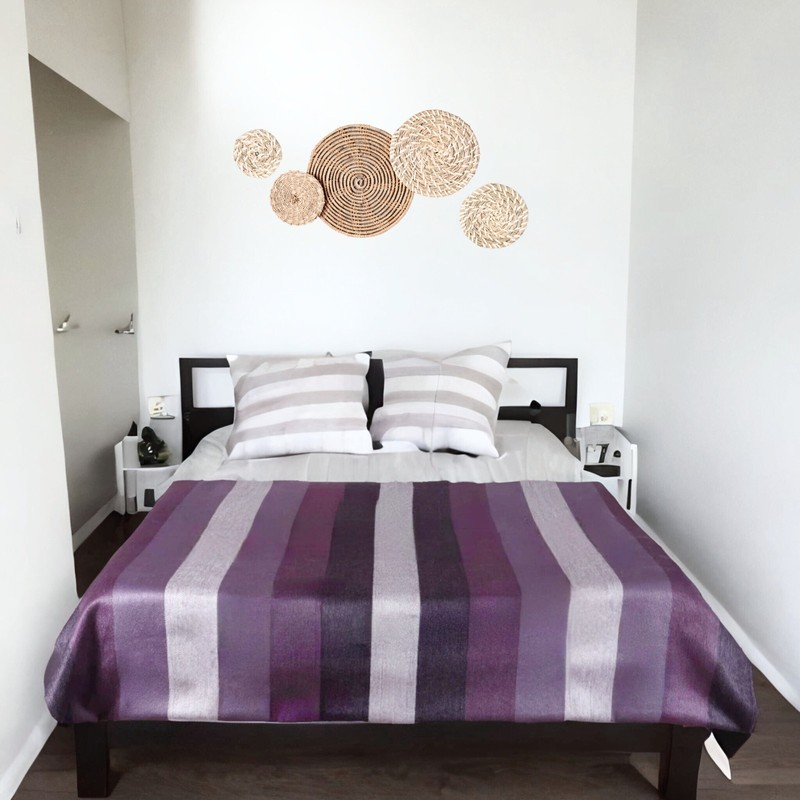 Super Soft Purple Alpaca Wool Blanket Queen Bed Sofa Throw gallery
