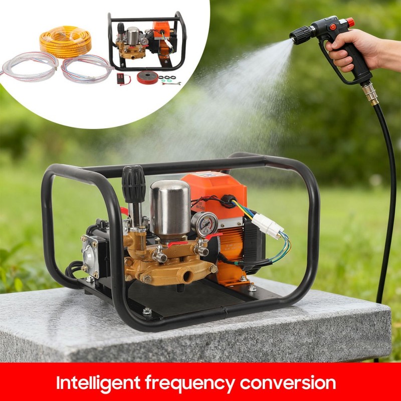 Electric High Pressure Spraying Machine Remote Control Reflux + 30 Meters Tube gallery