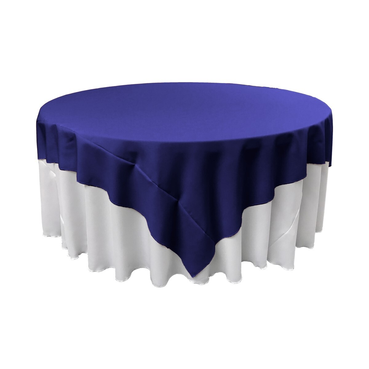 LA Linen TCpop72x72-RoyalP50 Polyester Poplin Square Tablecloth Royal - 72 x 72 gallery