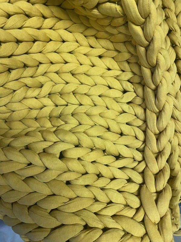 Bearaby Tencil Tree Napper Throw 20 Lb Reta $349 Marigold Wheat gallery