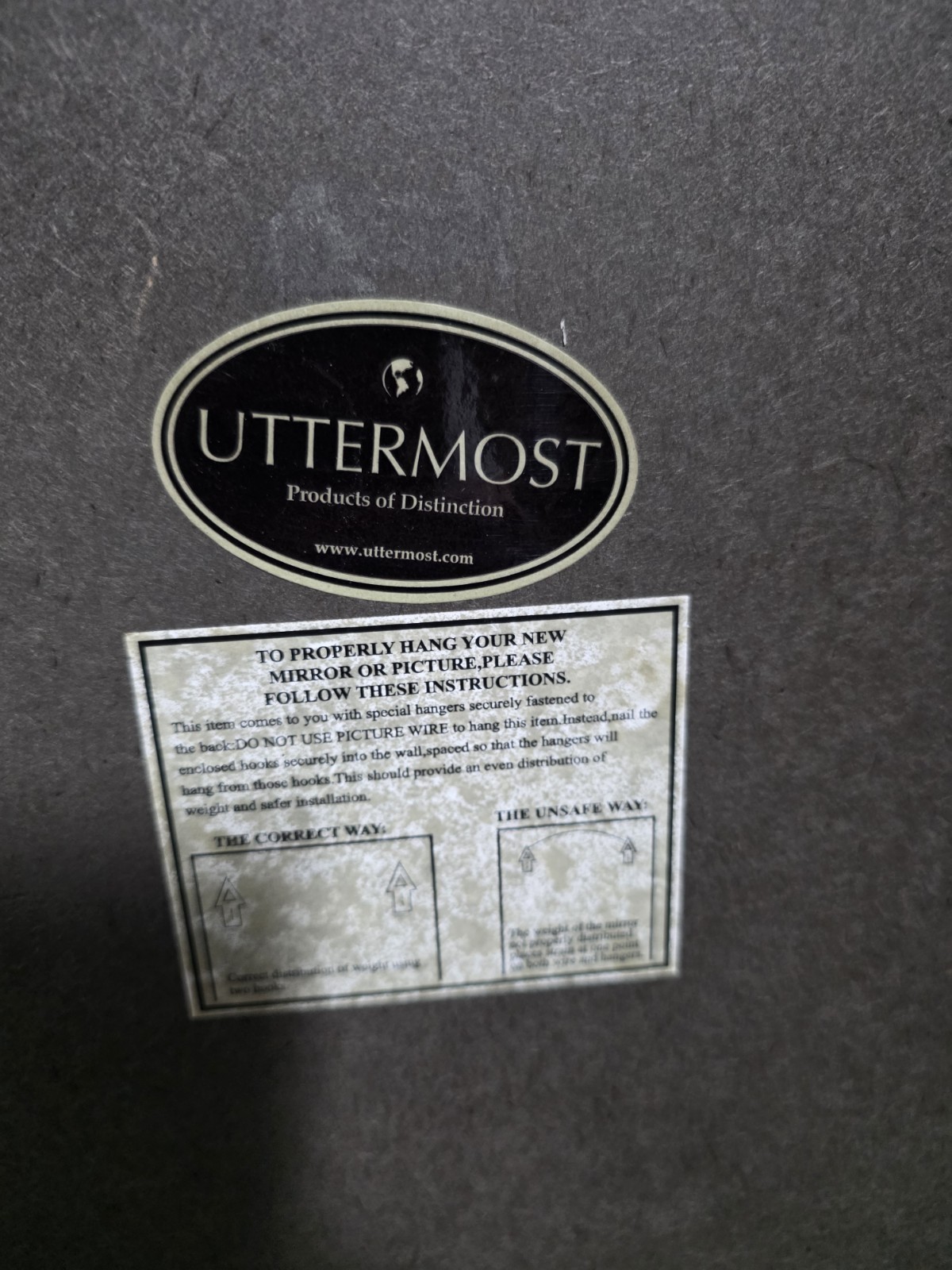 Uttermost Mirror Metal Frame gallery