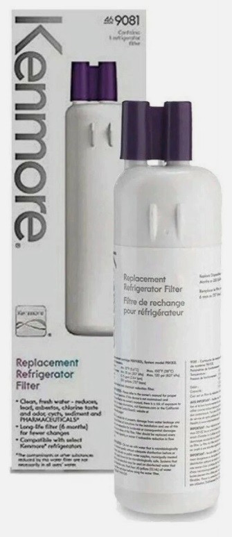1 Pack Kenmore 9081 Replacement Refrigerator Water Filter 46-9081 46-9930 gallery