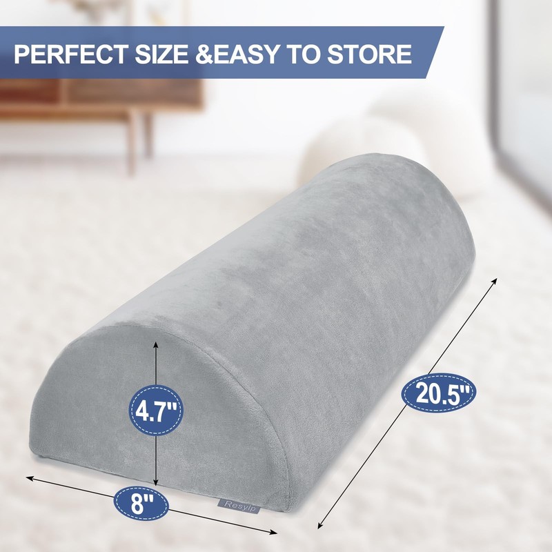 Knee Pillow for Back Sleeping, Memory Foam Bolster Pillow for Legs, Under Kne... gallery