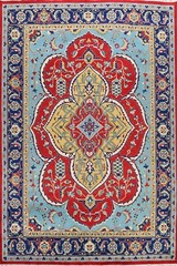 Vegetable Dye Bakhtiari Geometric Handmade Area Rug Wool Oriental Carpet 9’x12′