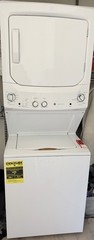 GE Unitized Stacked Washer & Dryer Laundry Center Top-Load Electric White
