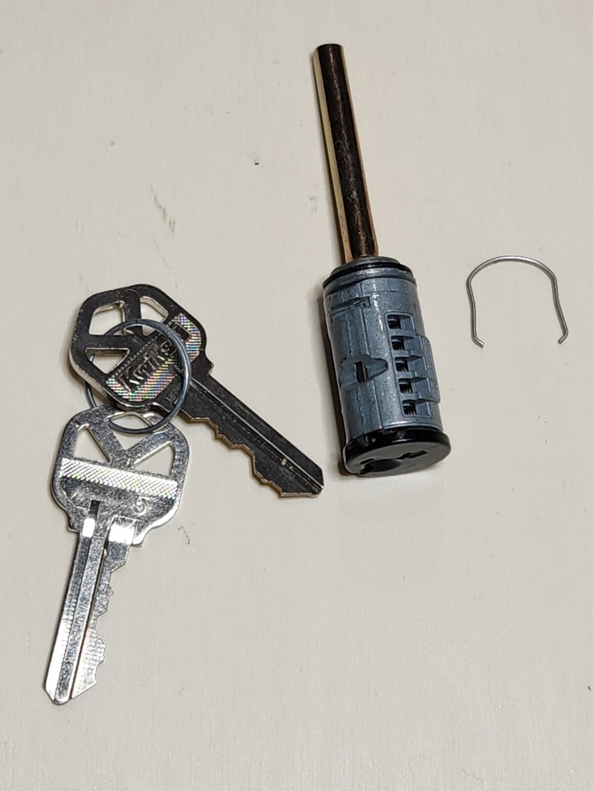 Kwikset Smartkey Deadbolt Cylinder Replacement Part with 2 KEYS - Black gallery