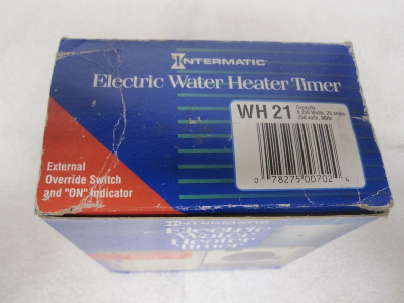 New Intermatic WH21 Water Heater Timer 250 Watts, 25 Amps 250 Volts NOS gallery