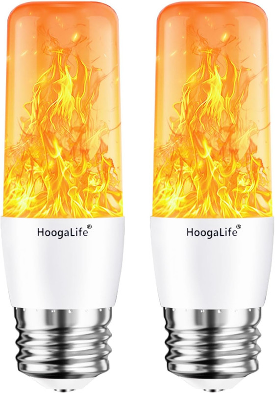 Flame Light Bulbs, Warm Flickering Light Bulbs Effect of Real Fire, E26 Led Flam gallery