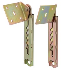 1 Pair 5 Gear Sofa Bed Headrest Adjustable Angle Mechanism Hinge